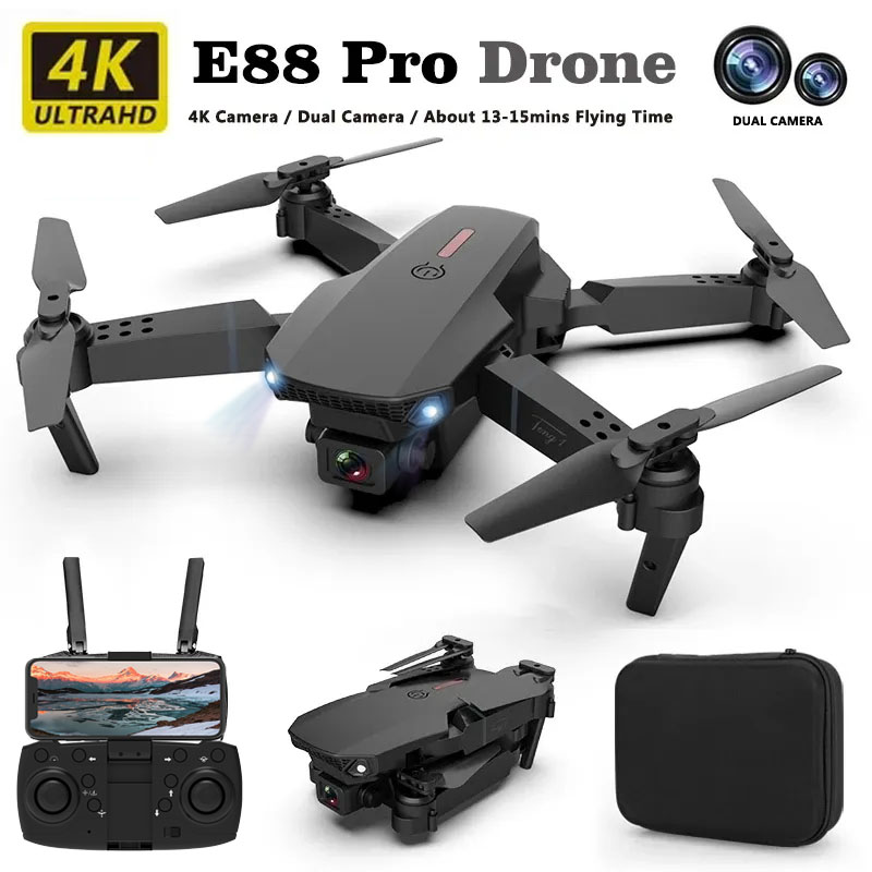 Dron profesional E88pro, flujo - Drone Photogrammetry reseña y precio