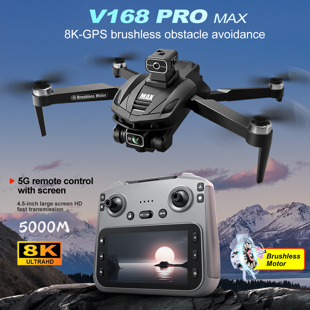 V168 PRO Max GPS Drone 8K Prof - Drone Photogrammetry reseña y precio
