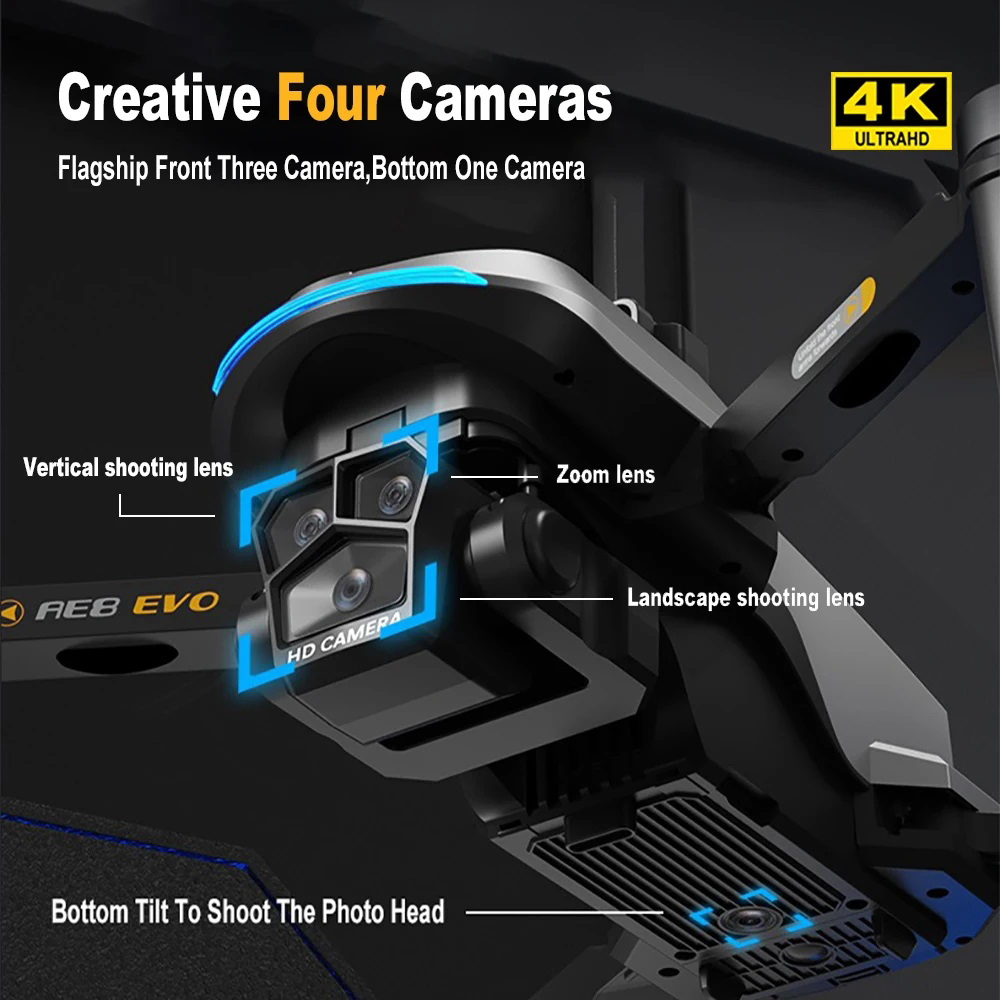 Dron AE8 EVO 4K Profesional 5G - Drone Photogrammetry reseña y precio