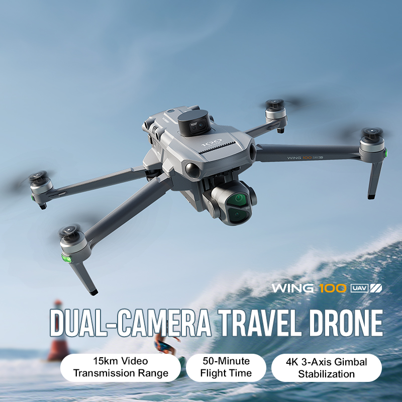 Dron 2026 Wing 100 GPS, cardán - Drone Thermal Imaging reseña y precio