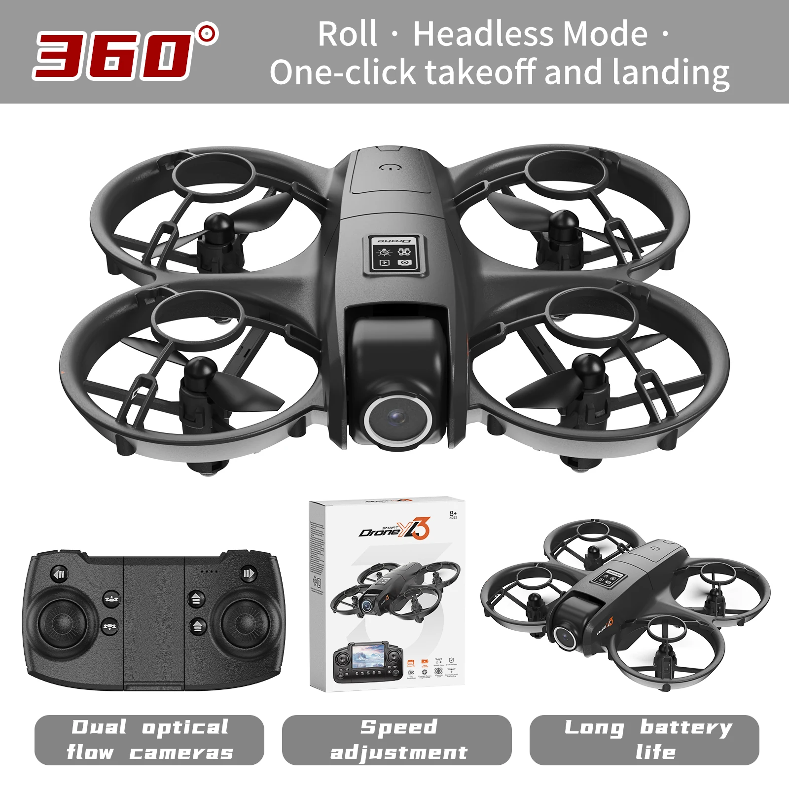 Nuevo Dron RC YL3 8K 1080P con - Drone Photogrammetry reseña y precio