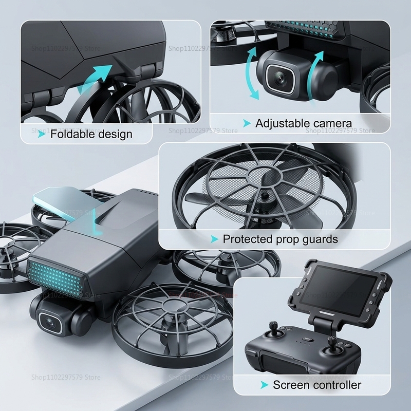 Nuevos Drones M8 GPS 8K Profes - Drone Photogrammetry reseña y precio