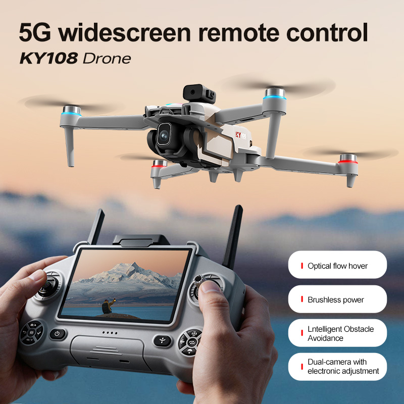 Nuevo Dron KY108 2026 con Cáma - Drone Photogrammetry reseña y precio