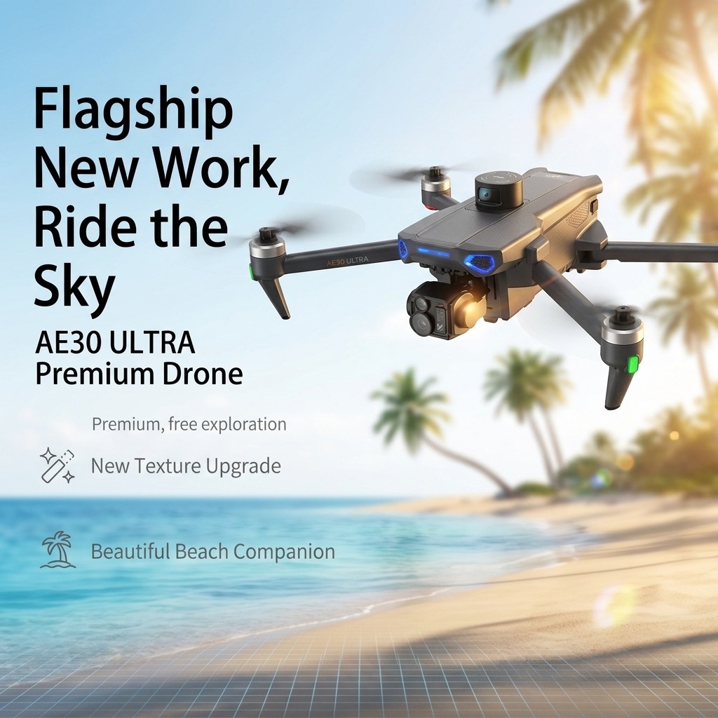 NUEVO Dron AE30 Ultra GPS con  - Drone Multispectral reseña y precio